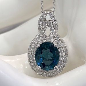 Canary Kunzite Multigemstone Sterling Silver Pendant 20” Necklace